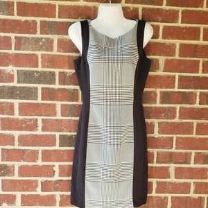 Houndstooth Dress Black and white.
